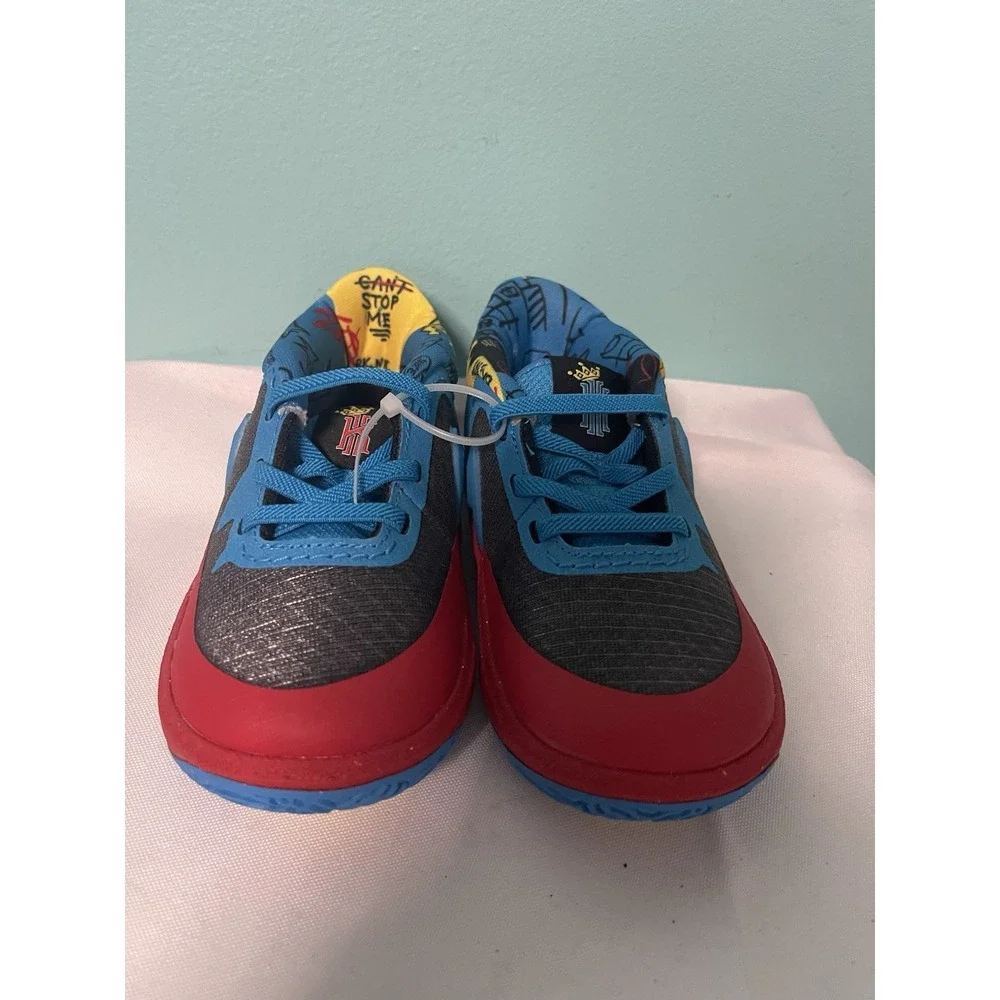 Nike Kids Kyrie 8 go SE Sneakers in Black/Yellow/Red Size 6C‎